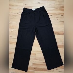 Hollister Black Wide Leg Tailored Pants Women's